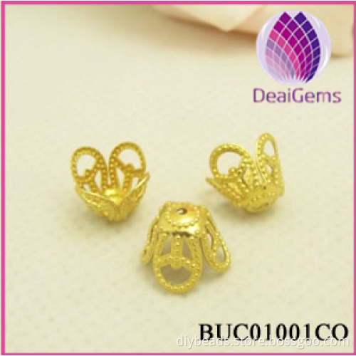 Wholesale Fancy Cone Brass Bead Caps DIY Jewelry Findings